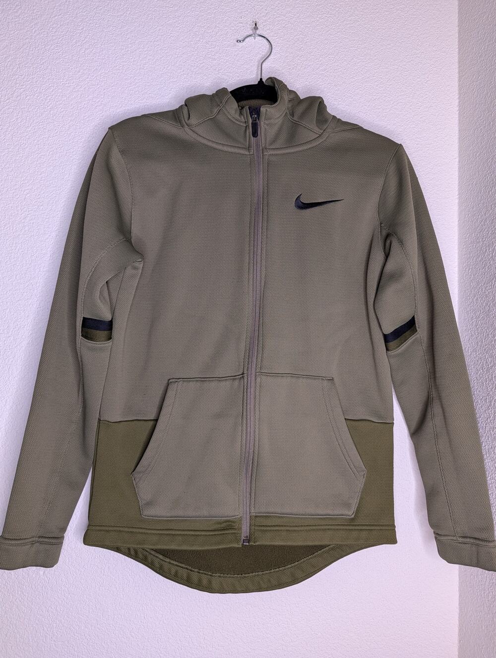 Nike Therma Elite Zip Hoodie Green XL Training Jacket BV3418 Active Sporty